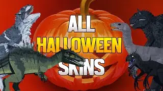 ALL NEW HALLOWEEN SKINS in Jurassic Blocky! 🎃 (Halloween Update Showcase - Roblox)