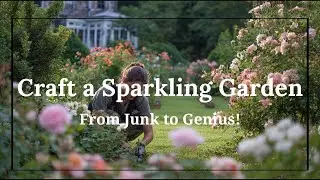 DIY Garden Art with CDs and DVDs  Amazing Recycled Crafts for a Shiny Outdoor Look!