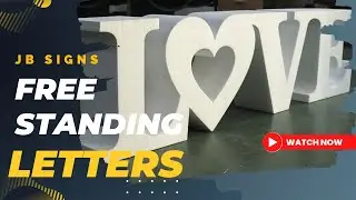 3D FREESTANDING LETTERS