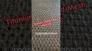 4 layers Sintered Titanium Mesh electrode, titanium expanded sintered metal mesh. Multilayer Ti mesh