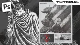 How To Make Manga Poster Designs (Photoshop Poster Design Tutorial)