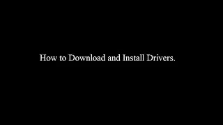 How to Download Drivers (without a third party application).