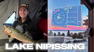 Early Walleye Ice Fishing (Lake Nipissing 2026)