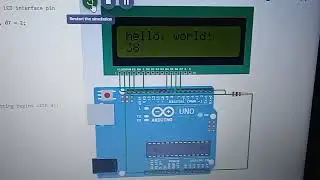 How to write HELLO WORLD in LCD?#iot #iotprojects  #arduino 