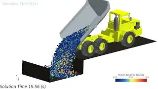 DEM of Dump truck cargo | Starccm+