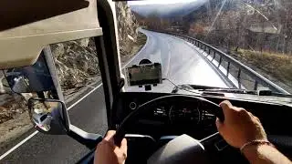 POV Driving through the mountains of Norway Hemsedalsfjellet Rv. 52 Part 1