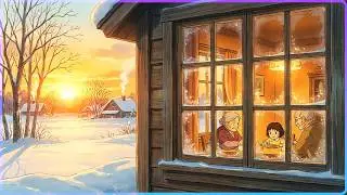 A Peaceful Winter with Grandparents Loved (Ghibli Style)