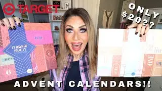 TWO TARGET BEAUTY ADVENT CALENDARS! - ONLY $20!! - MIND BLOWN!