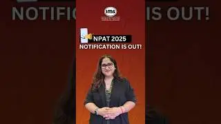 NPAT Notification is Out #shorts #npat2025