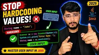 Scanner Class in Java | How to Take User Input 🤯 [2026]