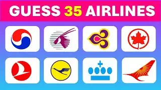 Guess the Airline Logo in 5 Seconds ✈️ 🌍| Airlines Logo Quiz