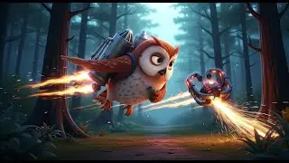 Owl&Squirrel 02 The Sky Chase นกฮูกไฮเทค vs กระรอกจอมป่วน! ภารกิจไล่ล่าบนท้องฟ้า