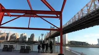 Citywide Biking NYC Red Sculpture Lenox Hill to Midtown East | 1hinews