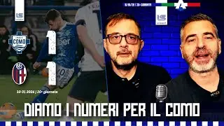 𝐂𝐎𝐌𝐎-𝐁𝐎𝐋𝐎𝐆𝐍𝐀 𝟏-𝟏 | Diamo i numeri per il Como!