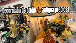 TE MUESTRO DECORACIÓN DE OTOÑO ANTIGUA HERMOSO  TODO 🫖ANTIGÜEDADES 