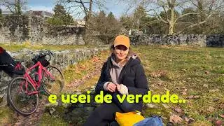 Tudo o que eu levei para uma viagem longa de bicicleta