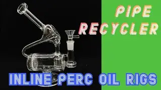 Recycler Comb And Inline Perc Oil Rigs 14mm Female Joint Water Pipes ShareBongs Product Review