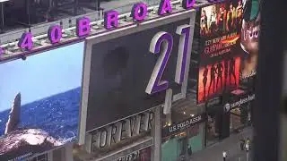 ITZY's Comeback Ad in Time Square