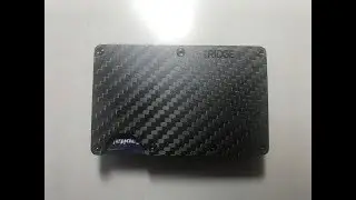 The Ridge Wallet with Cash Strap Review - Carbon Fiber