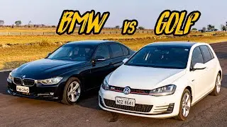 GOLF GTI VS BMW 320I! TRAÇÃO DIANTEIRA VS TRASEIRA