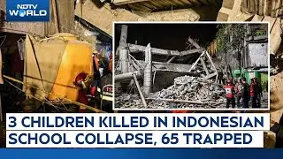 Indonesia School Collapse | 3 Children Dead, 65 Feared Trapped As School Building Collapsed In Java