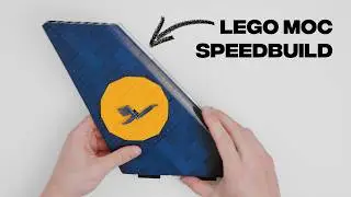Building the Lufthansa Logo for my Custom LEGO Boeing 747 | MOC | Speedbuild