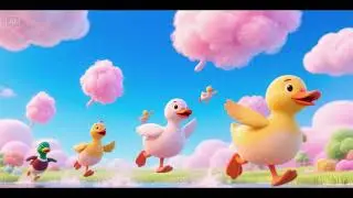 Ducks Chase Cotton Candy Clouds | Fun Learning Song | Nursery Rhymes & Kids Songs