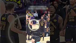 LeBron really did this to Luka 😂