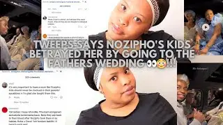 TWEEPS SAY NOZIPHO'S KIDS BETRAYED HER BY GOING TO THEIR WEDDING 👀😳!!!