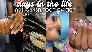 Days in the life as a Nail & Lash Tech 🎀