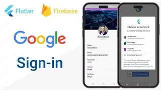Flutter Google sign in with Firebase & Flutter login page UI