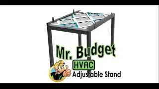 Mr. Budget HVAC Adjustable Air Handler Stand