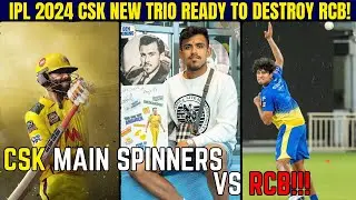 CSK's Spin 😱Trio: Unveiling the Secret🥵 Weapon for IPL 2024☠ Success | IPL 2024 Analysis🔥