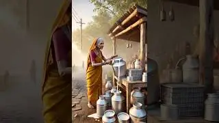 Story of grandmother (dadi) and goat milk😱#grandma #goat #milk #trendingshorts #cartoon #ai #dadi