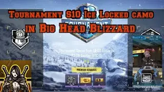 Tournament S10 Ice Locked camo in Big Head Blizzard COD mobile