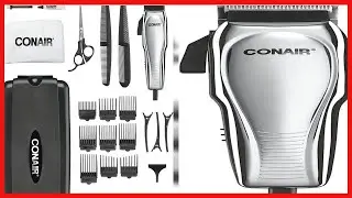 Conair Custom Cut 21-Piece Haircut Kit with Case, Chrome