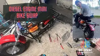 Coleman CT-200UA Diesel Swap! Torque Machine that Roals Coal! Straight Chain - Log Splitter Motor!