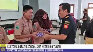 Bea Cukai Bojonegoro Selenggarakan Customs Goes To School di SMAN 1 Tuban