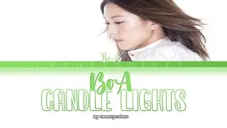 BoA (ボア) - Candle Lights (Color Coded Lyrics Kan/Rom/Eng)