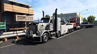 [ATS 1.46] Peterbilt 388 Wrecker | Truck MODS [4K60FPS] American Truck Simulator Gameplay