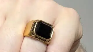 Richsteel Black Onyx Signet Ring for Men Review