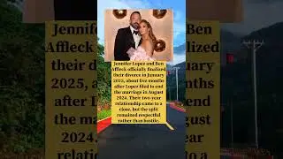 J.Lo & Ben Finalize Divorce #real #viral #shorts #usa