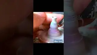 A Simple and beautiful mini ceramic vase... Pottery art #shorts #shortsvideo #minivase #pottery #diy
