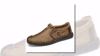New Comfortable Casual Shoes Loafers Men Shoes Quality Split Leather Shoes