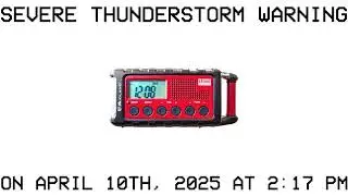 LSX Severe Thunderstorm Warning On #KDO89 April 10th, 2025 at 2:17 PM