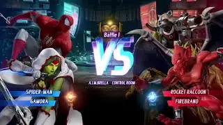 MARVEL VS. CAPCOM: INFINITE Spider-Man,Gamora Gameplay In Arcade Mode