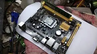 asus H81mcs motherboard no power repaired