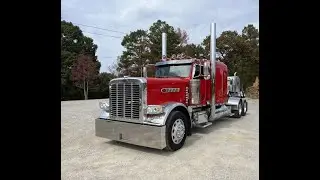 2020 Peterbilt 389 Glider Kit Semi with Cat 3406E Sold on Tennessee Consignment Auction 12/14/23