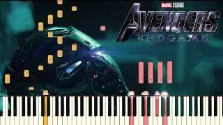 Avengers: Endgame Official Trailer #2 Music -  Piano Tutorial (Synthesia)