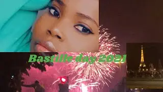 A day in my life in Paris. Eiffel tower display and karaoke on bastille day 2021.